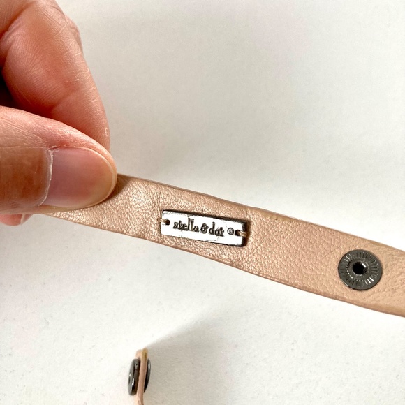 Stella & Dot Cady Leather Wrap Bracelet - Picture 4 of 6